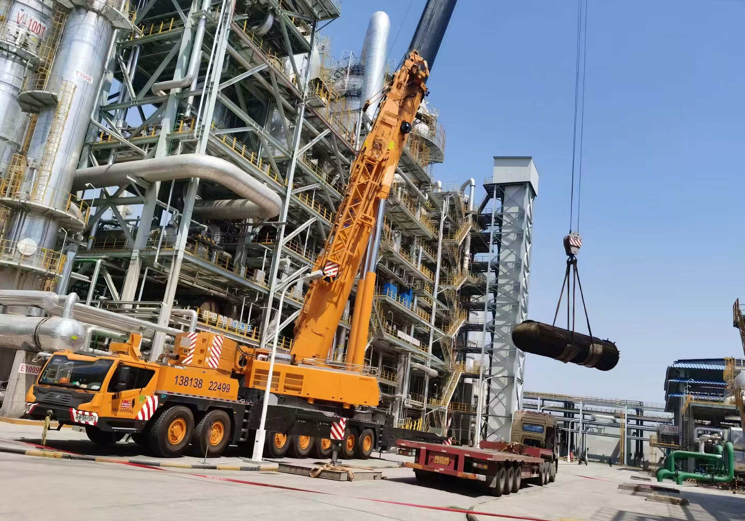 炼油厂管束安全检修作业